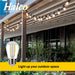 Halco 2S14-CL-FLED4-927-E26-D LED Filament S14 Lamp Medium E26 Base 2700K 2.2W 200Lm Clear 90 CRI 120V Dimmable (82681)