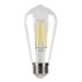 Halco 9ST19-CL-FLED4-930-E26-D-T24 LED Filament ST19 Lamp Medium E26 Base 3000K 9W 800Lm 90 CRI 120V Clear Dimmable (82694)