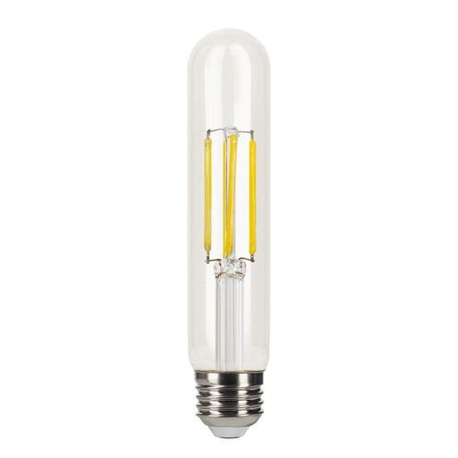 Halco 9T10-CL-FLED4-930-E26-D LED Filament T10 Lamp 6.5 Inch Medium E26 Base 3000K 8.8W 800Lm 90 CRI 120V Clear Dimmable (82703)