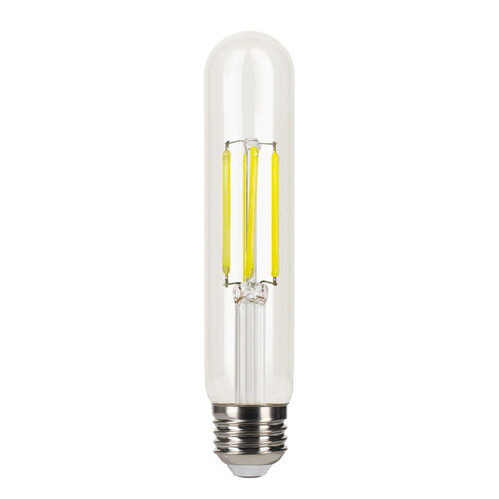Halco 9T10-CL-FLED4-950-E26-D LED Filament T10 Lamp 6.5 Inch Medium E26 Base 5000K 8.8W 800Lm 90 CRI 120V Clear Dimmable (82704)