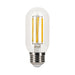 Halco 5T14-CL-FLED4-927-E26-D LED Filament T14 Lamp 4.25 Inch Medium E26 Base 2700K 5W 450Lm 90 CRI 120V Clear Dimmable (82705)