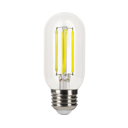 Halco 5T14-CL-FLED4-950-E26-D LED Filament T14 Lamp 4.25 Inch Medium E26 Base 5000K 5W 450Lm 90 CRI 120V Clear Dimmable (82707)