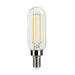 Halco 5T8-CL-FLED4-930-E12-D LED Filament T8 Lamp 3 Inch Candelabra E12 Base 3000K 5W 450Lm 90 CRI 120V Clear Dimmable (82697)