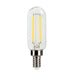 Halco 5T8-CL-FLED4-950-E12-D LED Filament T8 Lamp 3 Inch Candelabra E12 Base 5000K 5W 450Lm 90 CRI 120V Clear Dimmable (82698)