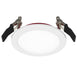 Halco FRSDL-4-CS-ST-120V Fire Rated 4 Inch Slim Downlight CCT Selectable 2700K/3000K/3500K/4000K/5000K 11W 900Lm Smooth Trim 120V Triac Dimming T24 (89202)