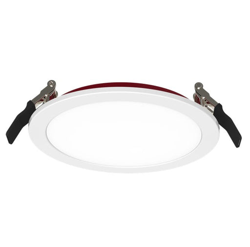 Halco FRSDL-6-CS-ST-120V Fire Rated 6 Inch Slim Downlight CCT Selectable 2700K/3000K/3500K/4000K/5000K 15W 1250Lm Smooth Trim 120V Triac Dimming T24 (89204)