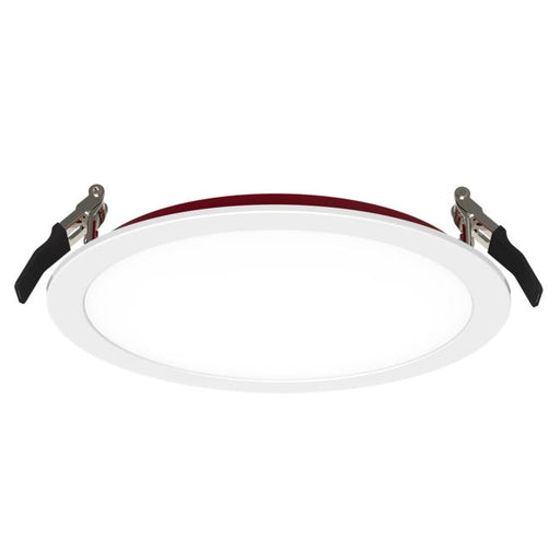 Halco FRSDL-8-CS-ST-120V Fire Rated 8 Inch Slim Downlight CCT Selectable 2700K/3000K/3500K/4000K/5000K 19W 1600Lm Smooth Trim 120V Triac Dimming T24 (89206)