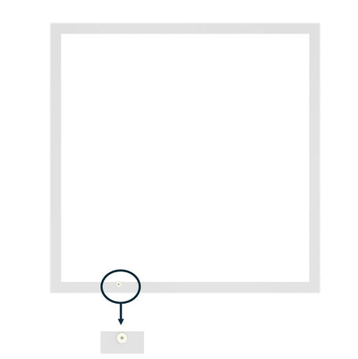 Halco FPLCR-22-LS-CS-UNV-EM 2X2 Flat Panel Controls Ready 3.5Mm Jack Lumen/CCT Selectable 2500Lm/3750Lm/4375Lm 3500K/4000K/5000K 120-277V 0-10V Dimming Emergency Battery Backup (90528)