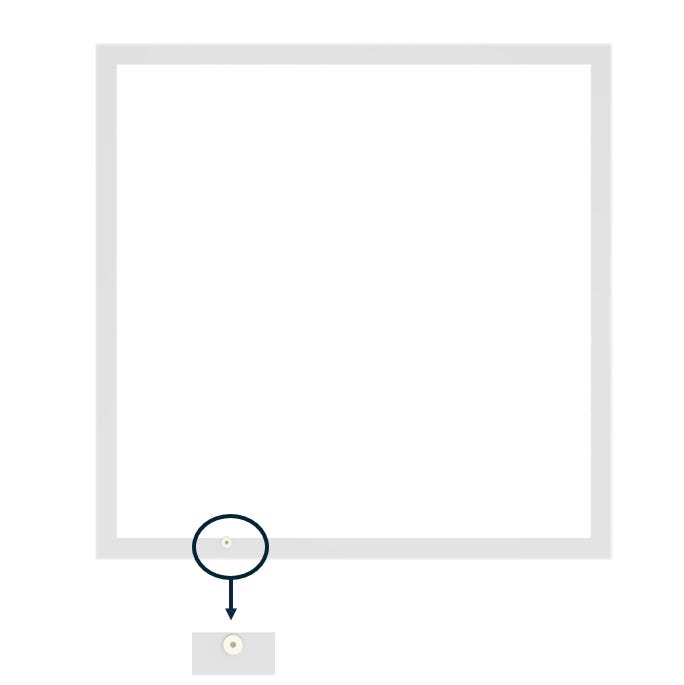 Halco FPLCR-22-LS-CS-UNV-EM 2X2 Flat Panel Controls Ready 3.5Mm Jack Lumen/CCT Selectable 2500Lm/3750Lm/4375Lm 3500K/4000K/5000K 120-277V 0-10V Dimming Emergency Battery Backup (90528)