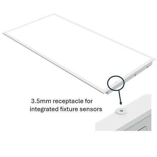 Halco FPLCR-24-LS-CS-UNV-EM 2X4 Flat Panel Controls Ready 3.5Mm Jack Lumen/CCT Selectable 3750Lm/4375Lm/5625Lm 3500K/4000K/5000K 120-277V 0-10V Dimming Emergency Battery Backup (90529)