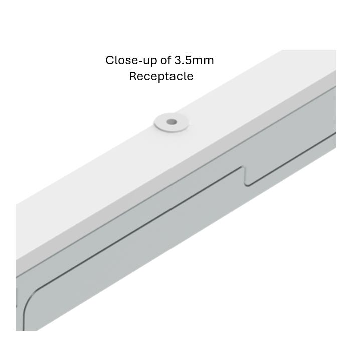 Halco FPLCR-24-LS-CS-UNV-EM 2X4 Flat Panel Controls Ready 3.5Mm Jack Lumen/CCT Selectable 3750Lm/4375Lm/5625Lm 3500K/4000K/5000K 120-277V 0-10V Dimming Emergency Battery Backup (90529)