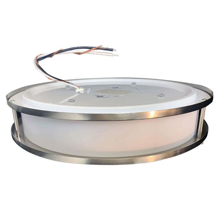 Halco FM-DR12-16-CS ProLED Selectable Flush Mount Double Ring 12 Inch 16W Selectable CCT 120V Dimmable (90260)