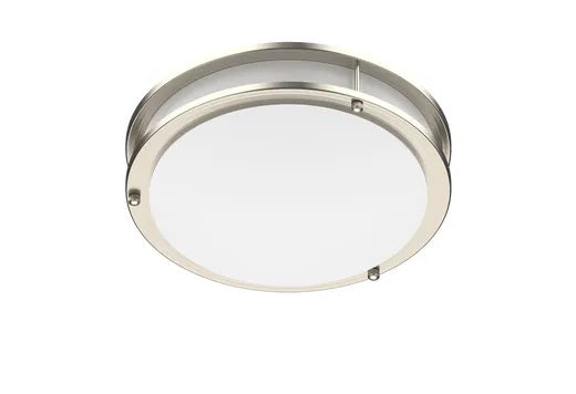 Halco FM-DR16-24-CS ProLED Selectable Flush Mount Double Ring 16 Inch 24W Selectable CCT 120V Dimmable (90262)