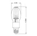 Halco HiLED15-850-E26 HiLED Lamp 15W 5000K 2600Lm ED17 Bulb Medium E26 Base 120-277V (84897)