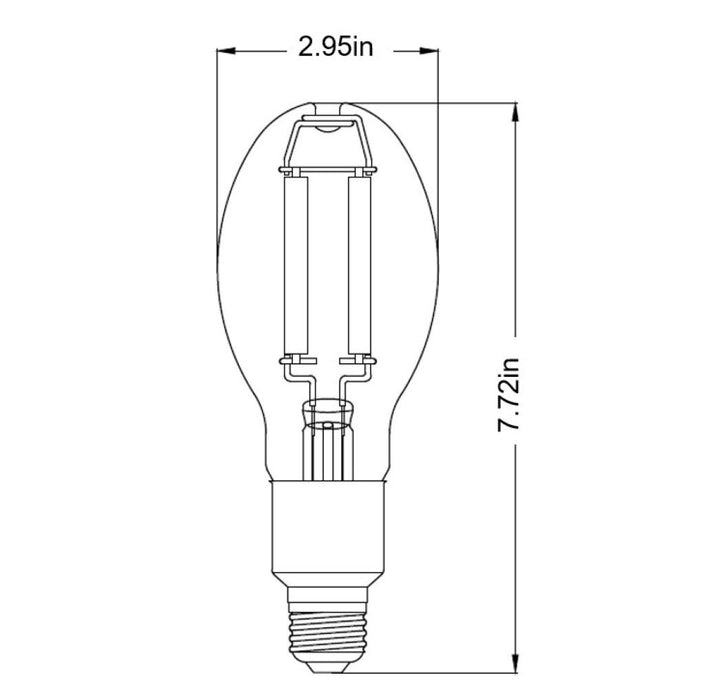 Halco HiLED20-850-E26 HiLED Lamp 20W 5000K 3500Lm ED23.5 Bulb Medium E26 Base 120-277V (84899)