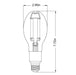 Halco HiLED20-840-E26 HiLED Lamp 20W 4000K 3500Lm ED23.5 Bulb Medium E26 Base 120-277V (84898)