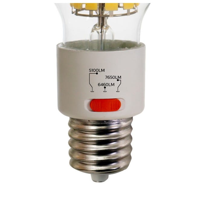 Halco HiLED45S-830-EX39 LED HID Filament ED28 Lamp Wattage Selectable 30W/38W/45W 3000K EX39 Base 80 CRI (84901)