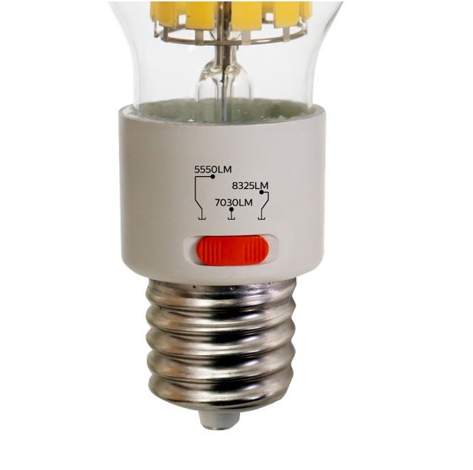 Halco HiLED45S-840-EX39 LED HID Filament ED28 Lamp Wattage Selectable 30W/38W/45W 4000K EX39 Base 80 CRI (84902)