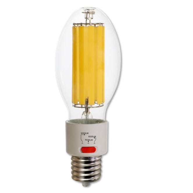 Halco HiLED45S-840-EX39 LED HID Filament ED28 Lamp Wattage Selectable 30W/38W/45W 4000K EX39 Base 80 CRI (84902)