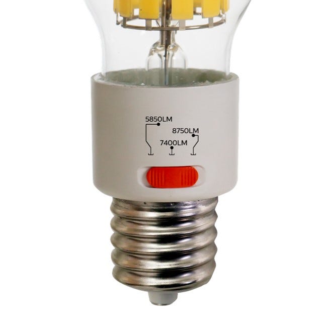 Halco HiLED45S-850-EX39 LED HID Filament ED28 Lamp Wattage Selectable 30W/38W/45W 5000K EX39 Base 80 CRI (84903)