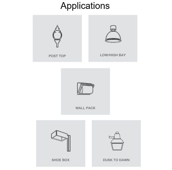 Halco HiLED20-850-E26 HiLED Lamp 20W 5000K 3500Lm ED23.5 Bulb Medium E26 Base 120-277V (84899)