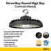 Halco HoverBay Round LED Black Selectable High Bay 
