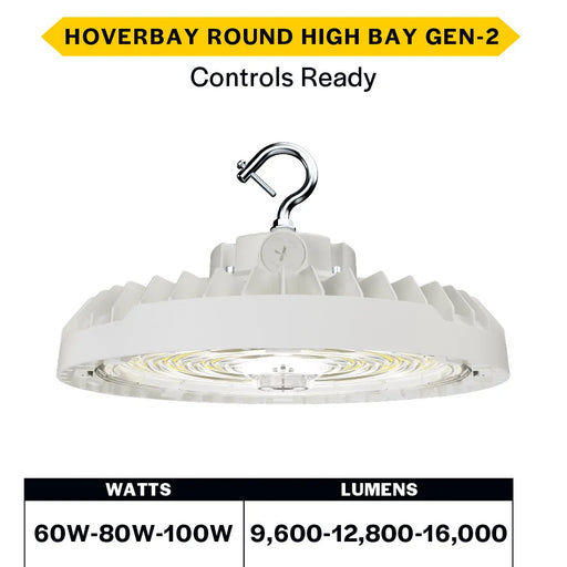 Halco HoverBay Round LED White Selectable High Bay 