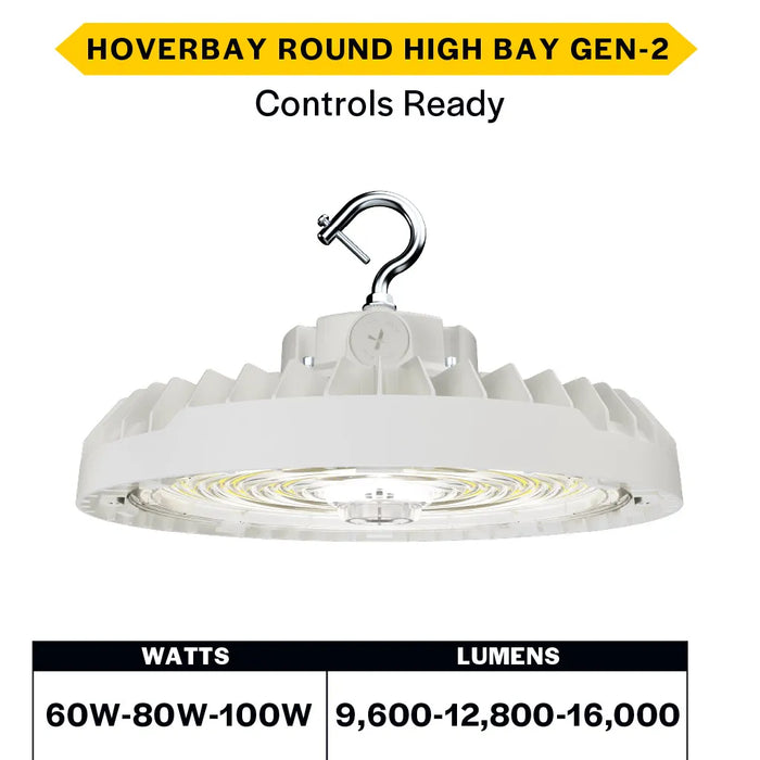 Halco HoverBay Round LED White Selectable High Bay 