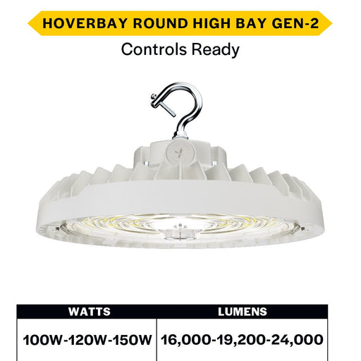 Halco HoverBay Round LED White Selectable High Bay 