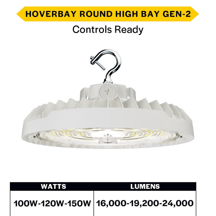 Halco HoverBay Round LED White Selectable High Bay 