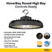 Halco HoverBay Round LED Black Selectable High Bay 