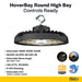 Halco HoverBay Round LED Black Selectable High Bay 