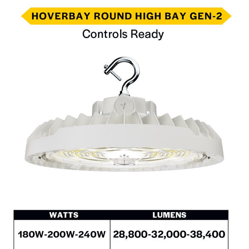Halco HoverBay Round LED White Selectable High Bay 