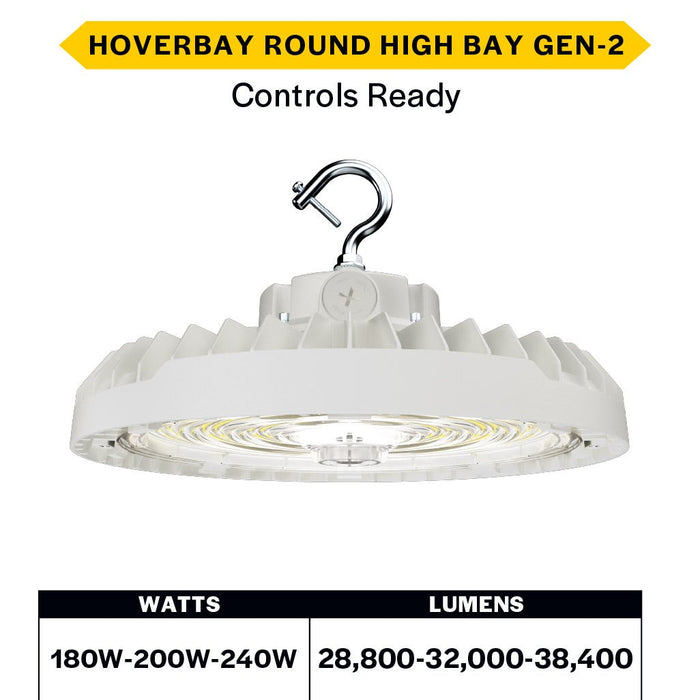 Halco HoverBay Round LED White Selectable High Bay 