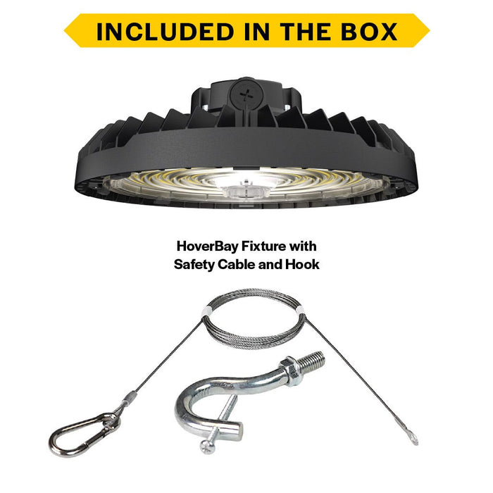 Halco HoverBay Round LED Black Selectable High Bay 