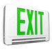 Halco EMG-LBCU-G-WH-RC Lightbar Exit And Emergency Combination Single/Double Face Green Legend White Housing Remote Capacity (97130)