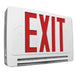 Halco EMG-LBCU-R-WH-RC-SD Lightbar Exit And Emergency Combination Single/Double Face Red Legend White Housing Remote Capacity Self-Diagnostics (97133)