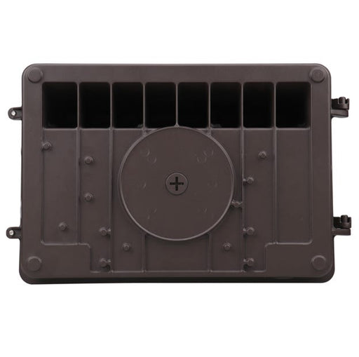 Halco LPWP-2-LS-CS-U-BZ Low Profile Wall Pack Size 2 Selectable 3900-7800Lm 30W/40W/50W/60W 3000K/4000K/5000K Photocell Enable-Disable 120-277VAC Bronze (39861)
