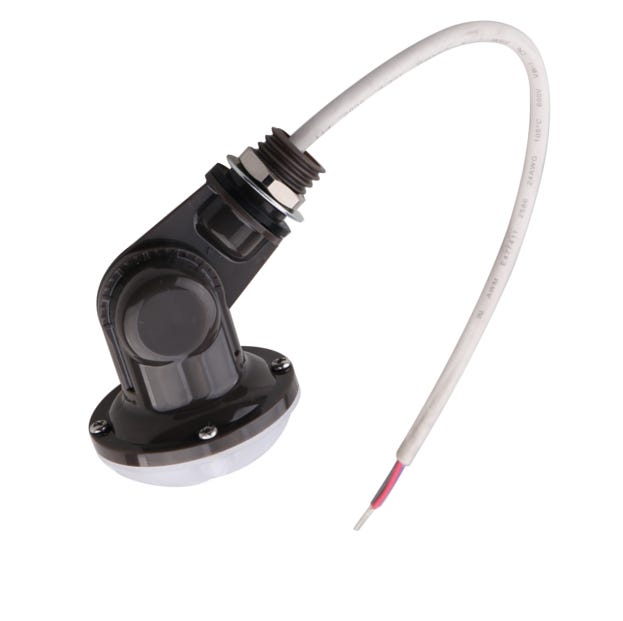 Halco DCPIR-OUT-BZ-23 DC Bi-Level Pir Motion Sensor Outdoor Rated [For LPWP-2 And LPWP-3] With Adjustable Arm Bronze Bracket [Requires Remote 24876 To Program] (39883)