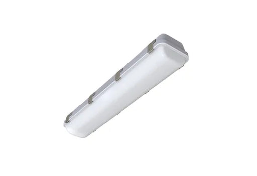 Halco LVPT-2-LS-CS-U LED Linear Vaportight 2 Foot with Controls Ready 3.5mm Receptacle Selectable 2780Lm/3425Lm/4083Lm 20W/25W/30W 3500K/4000K/5000K 120-277V Suspended Chain Mount (28110)