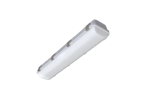 Halco LVPT-2-LS-CS-U LED Linear Vaportight 2 Foot with Controls Ready 3.5mm Receptacle Selectable 2780Lm/3425Lm/4083Lm 20W/25W/30W 3500K/4000K/5000K 120-277V Suspended Chain Mount (28110)
