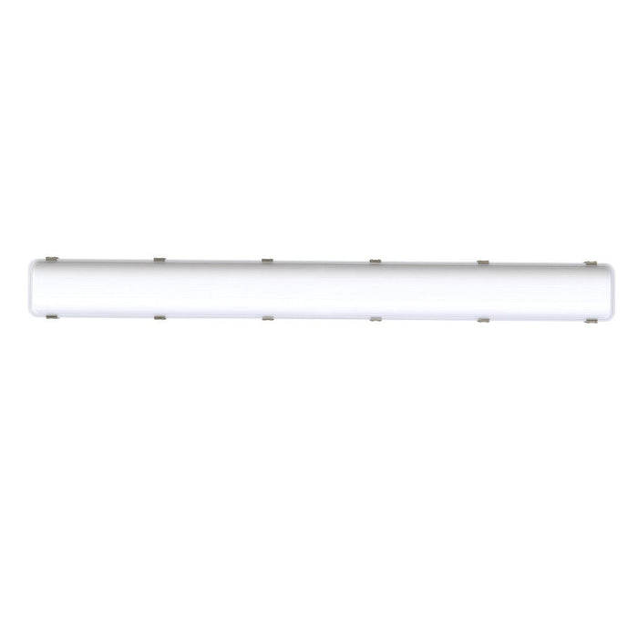 Halco LVPT-4-LS-CS-U LED Linear Vaportight 4 Foot with Controls Ready 3.5mm Receptacle Selectable 5600Lm/6900Lm/8172Lm 40W/50W/60W 3500K/4000K/5000K 120-277V Suspended Chain Mount (28111)