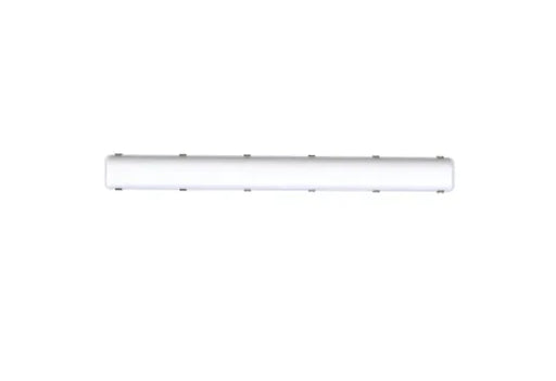 Halco LVPT-4-LS-CS-U-EM 4 Foot LED Linear Vaportight Selectable 40W/50W/60W 5600Lm/6900Lm/8170Lm 3500K/4000K/5000K Emergency Driver Battery Backup (28116)