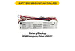 Halco LVPT-4-LS-CS-U-EM 4 Foot LED Linear Vaportight Selectable 40W/50W/60W 5600Lm/6900Lm/8170Lm 3500K/4000K/5000K Emergency Driver Battery Backup (28116)