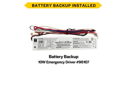 Halco LVPT-4-LS-CS-U-EM 4 Foot LED Linear Vaportight Selectable 40W/50W/60W 5600Lm/6900Lm/8170Lm 3500K/4000K/5000K Emergency Driver Battery Backup (28116)