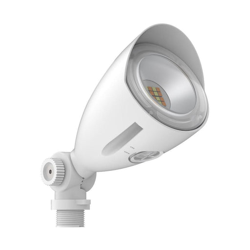 Halco MBUL-10-CS-U-WH LED Mini Bullet Flood 10W CCT Selectable 3000K/4000K/5000K 120-277V 60 Degree Beam Angle Non-Dimmable White With Optional Photocell (25591)