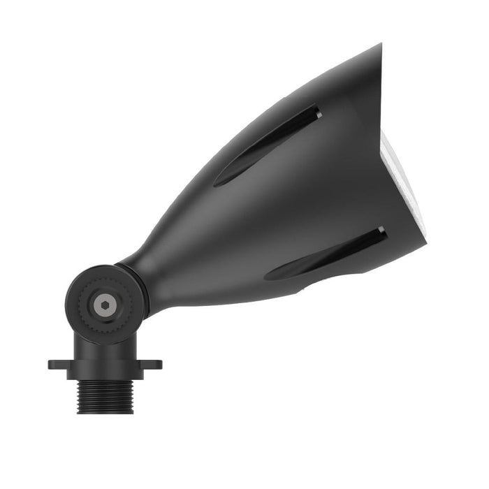 Halco MBUL-10-CS-U-BL LED Mini Bullet Flood 10W CCT Selectable 3000K/4000K/5000K 120-277V 60 Degree Beam Angle Non-Dimmable Black With Optional Photocell (25592)