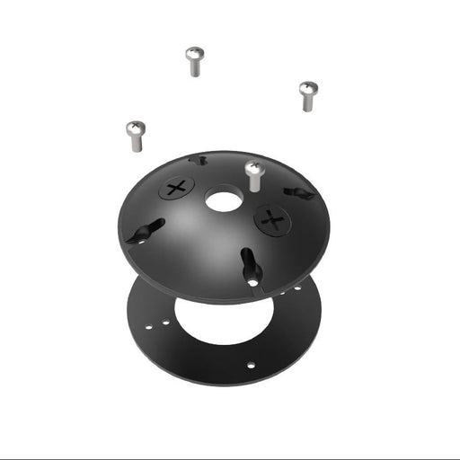 Halco MBUL-CV-BL Junction Box Cover Black With EPDM Form 2 Plugs 4 Screws For J-Box MBUL-JB-BL (25605)