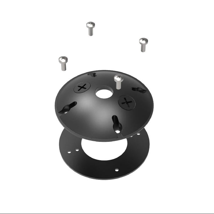 Halco MBUL-CV-BL Junction Box Cover Black With EPDM Form 2 Plugs 4 Screws For J-Box MBUL-JB-BL (25605)