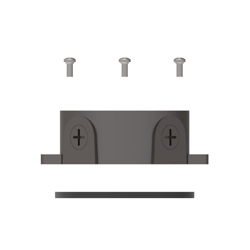 Halco MBUL-JB-BZ Junction Box Housing Bronze With EPDM Form 4 Plugs 4 Screws And 1 Grounding Screw For Wall Or Ceiling Mounting MBUL Mini Bullet Flood (25600)